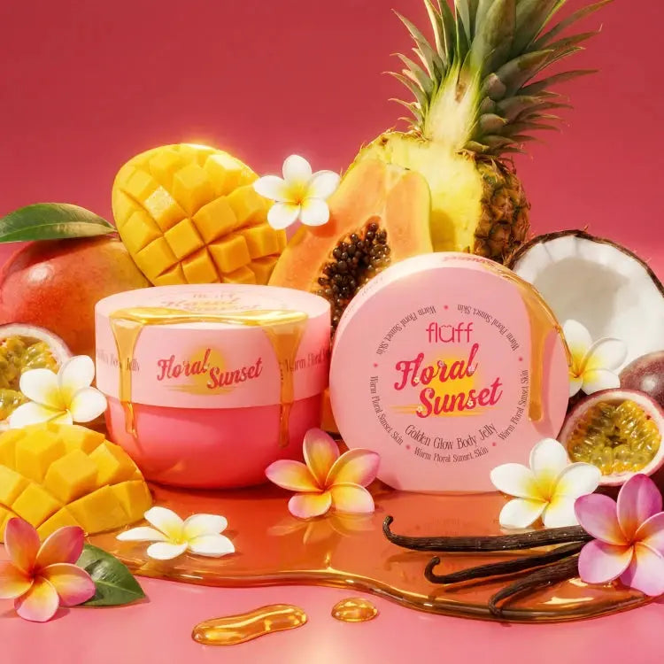 Fluff Glowy Body Jelly Floral Sunset