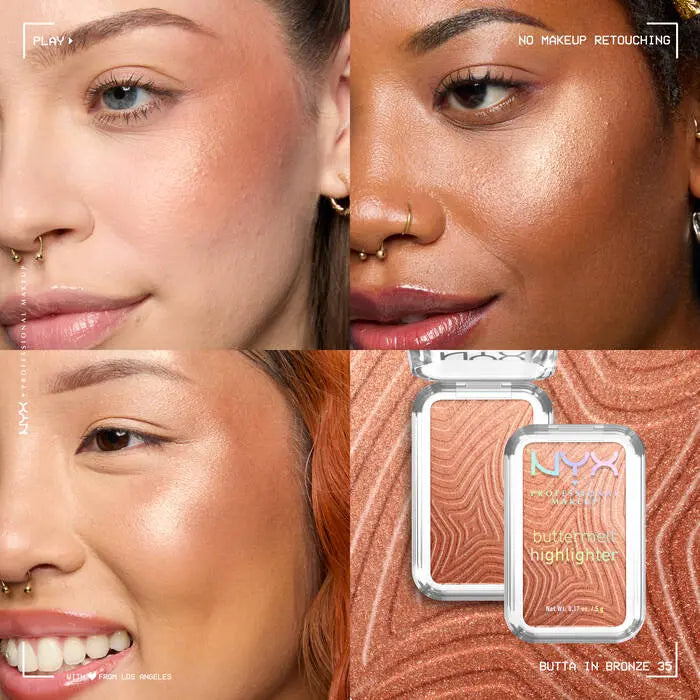 NYX Professional Makeup Buttermelt Highlighter Butta In Bronze