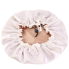 Khaki Satin Hair Bonnet Reversable