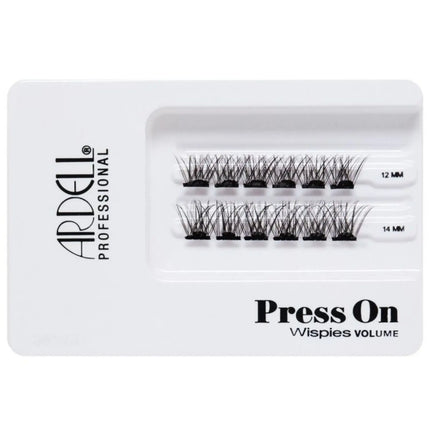 Ardell Press On Pre-glued Underlash Extensions Wispies Natural Mini Set
