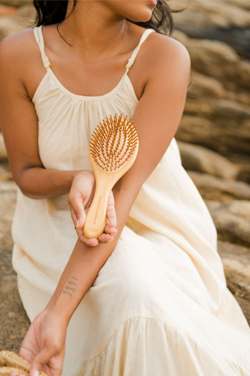 Bamboovement Bamboo Oval Hairbrush