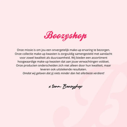 Boozyshop Pink & Rose Gold Angled Blending Brush