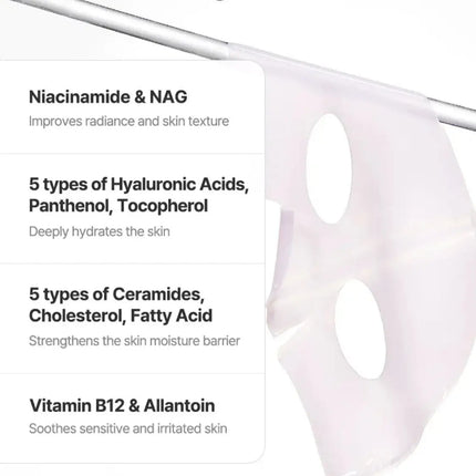 COSRX Peptide Collagen Glow Hydrogel Mask 3-Pack