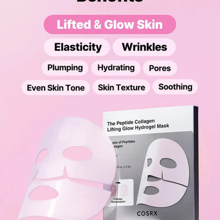 COSRX Peptide Collagen Glow Hydrogel Mask