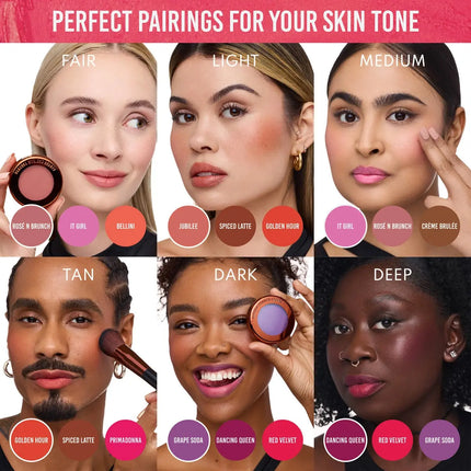 Danessa Myricks Beauty Yummy Skin Blurring Balm Powder Flushed It Girl