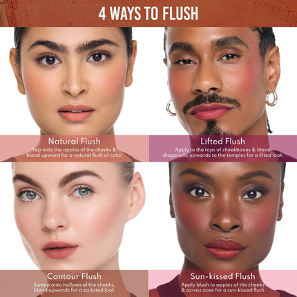 Danessa Myricks Beauty Yummy Skin Blurring Balm Powder Flushed Rose N Brunch
