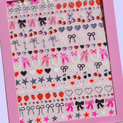 Deco Beauty Nail Art Stickers Coquette