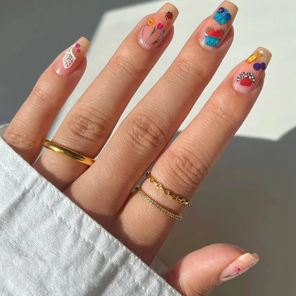 Deco Beauty Nail Art Stickers Farmer's Market