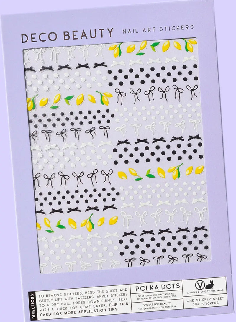 Deco Beauty Nail Art Stickers Polka Dots