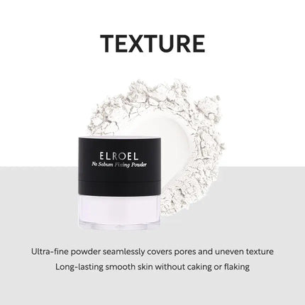 Elroel No Sebum Fixing Powder