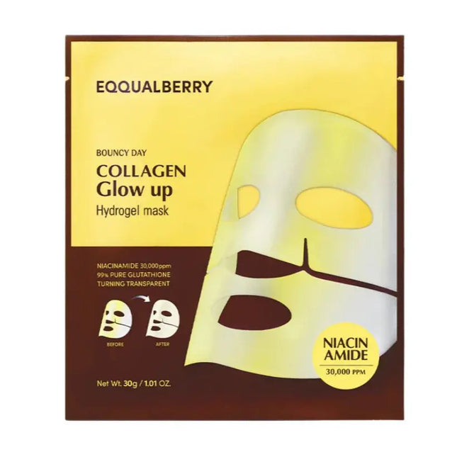 Eqqualberry Collagen Glow Up Hydrogel Mask