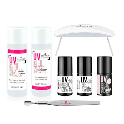 Essence Starter Set Studio Nails UV Gel Polish with Lamp