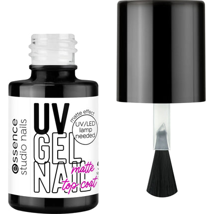 Essence Studio Nails Uv Gel Nail Matte Top Coat 01 Frosted Scoop