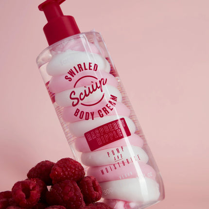 Face Facts Scuup Raspberry Ripple Swirled Body Cream