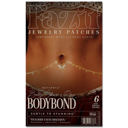 Fazit Butterfly Belly Chain and Ring Bodybond