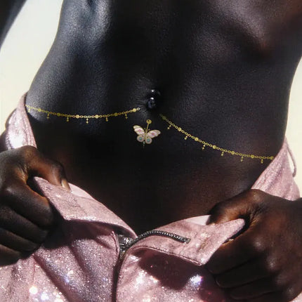 Fazit Butterfly Belly Chain and Ring Bodybond