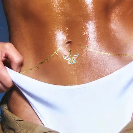 Fazit Butterfly Belly Chain and Ring Bodybond