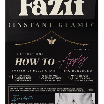 Fazit Butterfly Belly Chain and Ring Bodybond