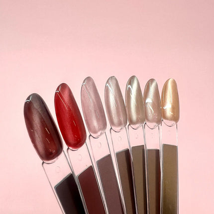 Glamlac Cat Eye Gel Polish Satin Cafe Silk