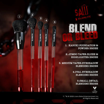 Glamlite x SAW Brush Set