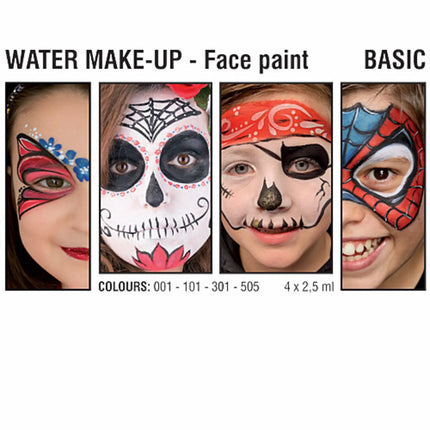 Grimas Water Make-up 4xA1 Basic