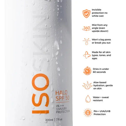 Isoclean Halo SPF 50 Spray PA+++