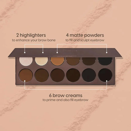 Kara Beauty Every Shade of You Gel & Powder Eyebrow Palette