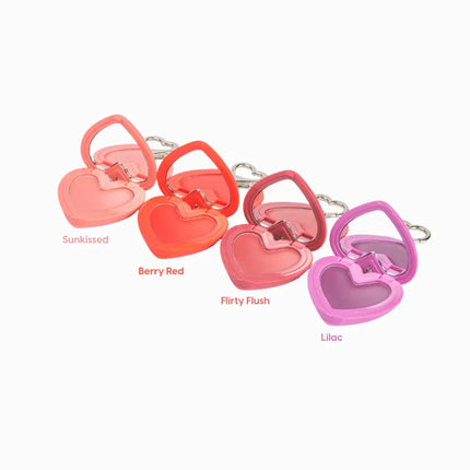 Kara Beauty Stay Blushin! Lip and Cheek Cream Blush Keychain Sunkissed