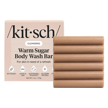 Kitsch Cleansing Body Wash Bar Warm Sugar