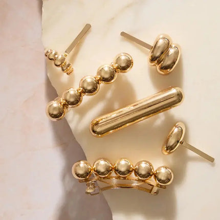 Kitsch Metal Pony Pins Gold