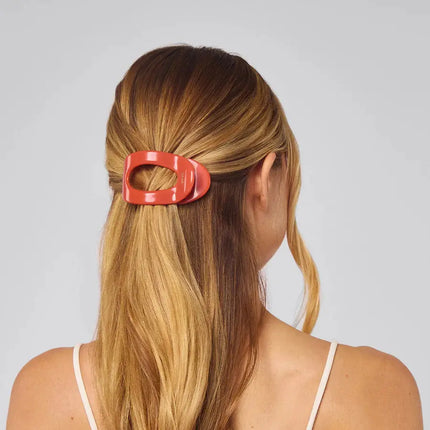 Kitsch Recycled Plastic Flat Cloud Clip Cherry Medium