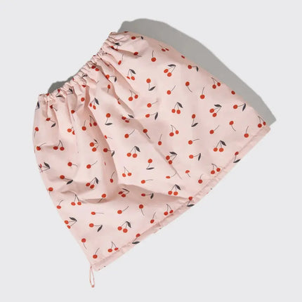 Kitsch Satin-Lined Flexi Shower Cap Cherry Print