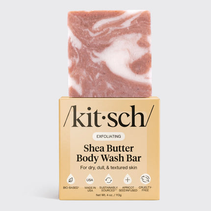 Kitsch Shea Butter Exfoliating Solid Body Wash