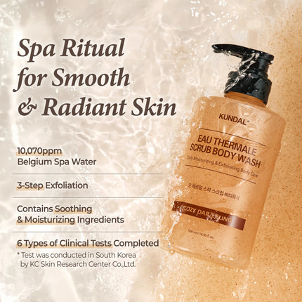 Kundal Scrub Body Wash Leather Iris