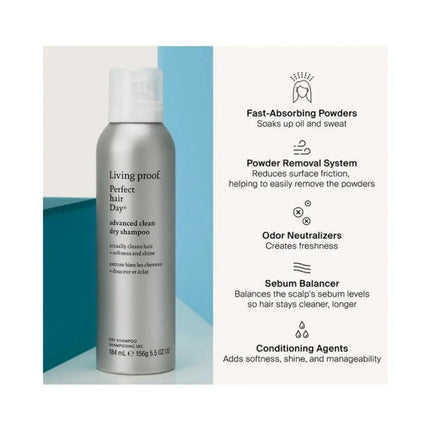 Living Proof Pefect Hair Day Advanced Clean Dry Shampoo 198 ml.