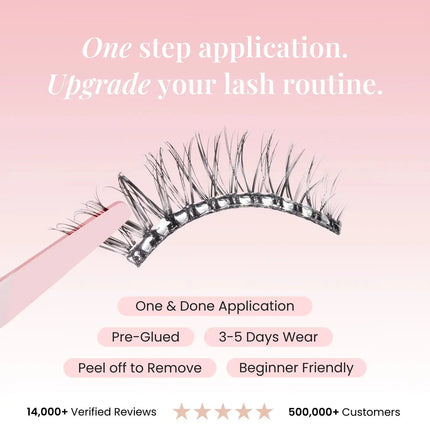 Lola's Lashes Demi Volume Half Lashes Brown