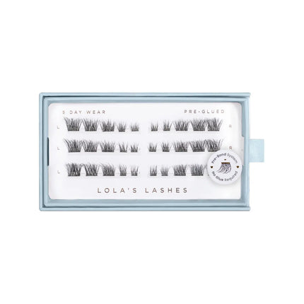 Lola's Lashes Petite Natural Pre Mapped Pre Glued Lashes