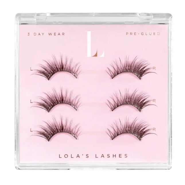 Lola's Lashes Tapered Flick Half Lashes Brown
