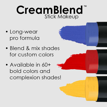 Mehron Makeup CreamBlend Stick Black