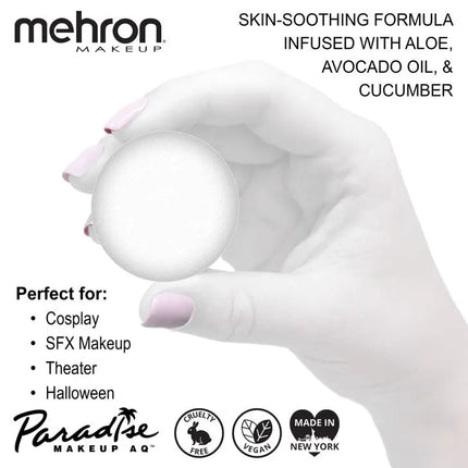 Mehron Makeup Paradise Makeup AQ White
