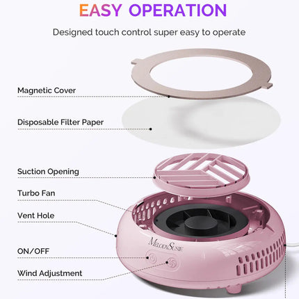 MelodySusie HProA Nail Dust Collector Pink