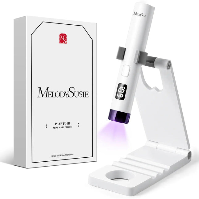MelodySusie P-Art01R Rechargeable Mini LED/UV Nail Art Lamp White