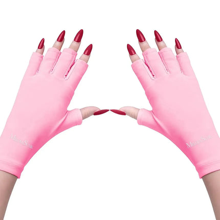 MelodySusie UV Shield Manicure Gloves Pink