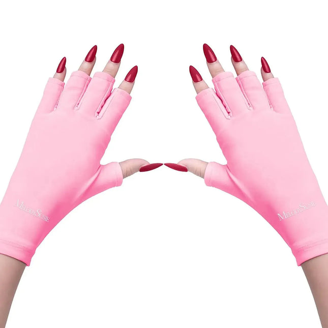 MelodySusie UV Shield Manicure Gloves Pink