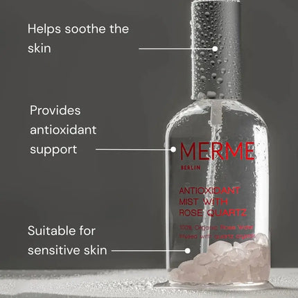 Merme Berlin Antioxidant Mist with Rose Quartz