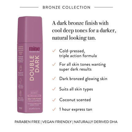 MineTan Double Dark Self Tan Foam