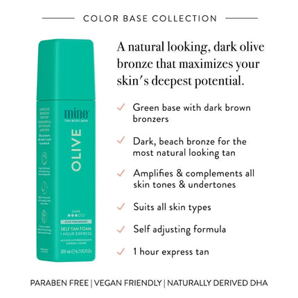 MineTan Olive Self Tan Foam