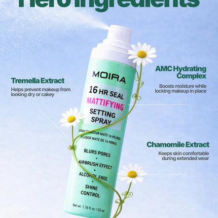 Moira 16HR Seal Mattifying Setting Spray