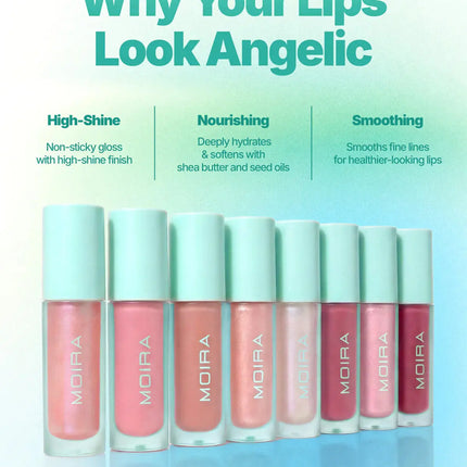 Moira Angel Glow Gloss 007 Angel Petal