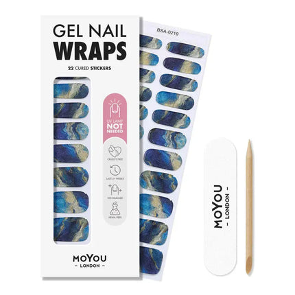 MoYou London Non-UV Gel Wraps Cosmic Zone